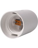 Пластиковий патрон E.Next e.lamp socket.E27.pl.white Е27 білий (s9100017)