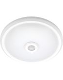 Стельовий світильник E.Next e.sensor.LED.77.12.4000 (білий) з датчиком руху 12Вт 4000К 360° IP20 білий (s061022)