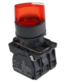Переключатель Аско-Укрем TB5-AK124M5 (0-I) с подсветкой красный (A0140010166)