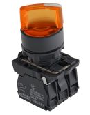 Переключатель Аско-Укрем TB5-AK125M5 (0-I) с подсветкой желтый (A0140010167)