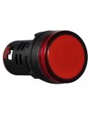 Сигнальная арматура Аско-Укрем AD22-22DS 220В АС красная (A0140030038)