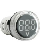 Цифровой измеритель напряжения Аско-Укрем ED16-22VD 30-500В АС белый (A0190010031)