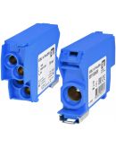 Распределительный блок ETI EDBJ-1x70-4x25/N 192A 1000В AC/1500В DC синий (1102435)