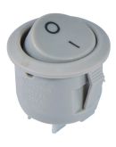 Переключатель TNSy KCD1-5-101 Grey/Grey круглый серый (TNSy5500715)