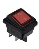Переключатель TNSy KCD2-201WN R/B с подсветкой IP54 красный (TNSy5500805)