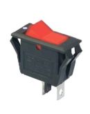 Перемикач TNSy KCD3-2-101V R/B з підсвічуванням червоний (TNSy5500858)