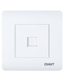 Интернет розетка RJ-45 Chint NEW3 8-проводящая белая (715395)