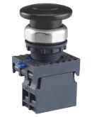 Кнопка грибок Chint NP8-10M/12 1NO Ø40мм с самовозвратом черная IP65 (578935)