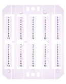 Маркировка клемм ETI ESP-SHZ/1/1_10 1-10 для пружинных клемм 1,5мм2 100шт (3903196)