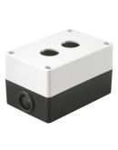 Корпус кнопочного поста CNC LAY5-2 2 места IP10 белый (Б00030661)