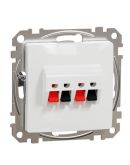 Аудиорозетка Schneider Electric Sedna Design & Elements белая SDD111411