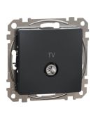 Конечная TV-розетка 4 дБ Schneider Electric Sedna Design & Elements черная SDD114471
