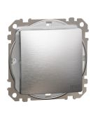 Одноклавишный переключатель Schneider Electric Sedna Design & Elements IP44 матовый алюминий SDD270106
