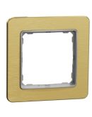 Однопостовая рамка Schneider Electric Sedna Elements Sedna Elements матовое золото SDD371801