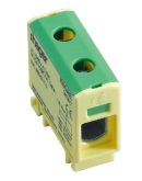 Клемма для Al+Cu Hager K50AE 2.5-50мм2 желто-зеленая