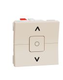 Выключатель для жалюзи Schneider Electric Unica New NU320844 2-х клавишный 6А 2м бежевая