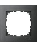 Одноместная рамка Schneider Electric M-PURE MTN4010-3614 антрацит