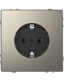 Розетка с з/к Schneider Electric D-Life MTN2301-6050 никель