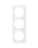 Трьохмісна рамка Schneider Electric M-PURE MTN4030-3619 полярно-біла