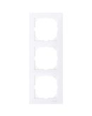 Трьохмісна рамка Schneider Electric M-PURE MTN4030-3625 активно-білий