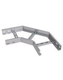 Горизонтальный угол лотка лестничного типа METAKSAN MF90 130 12 PG 90° 300х100мм 1,2мм