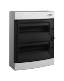 Настенный модульный щиток NOARK PNS 24T прозрачные двери 2x12м IP40 (101500)