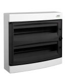 Настенный модульный щиток NOARK PNS 2x18T прозрачные двери 2x18м IP40 (101501)