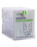 Электромеханическое реле NOARK Ex9JM2L10 10А 36В AC 2 контакта (110298)