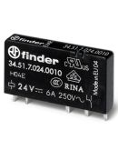 Ультратонке реле Finder 1CO 6A 24В DC (345170240010)