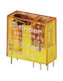 Миниатюрное реле Finder 1CO 16A 24В AC шаг 5мм (406180240000)