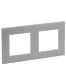 Рамка 2-постовая Legrand Niloe Step алюминий (863392)