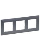 Рамка 3-постова Legrand Niloe Step фактурна сталь (863993)