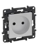 Розетка Legrand Niloe Step 16А 250В винтовой механизм алюминий (863319)