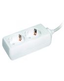 Удлинитель UEC STANDART П02 2 места 2Р+РЕ/5 метров 3х1мм2 16А/250В