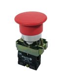 Кнопка грибок ElectrO BC42NCR PB2-ВС42 STOP NC Ø40мм красная