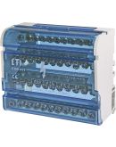 Распределительный клеммный блок ETI 001102304 EDB-411 4p 3L+PE/N 125A на 11 выходов