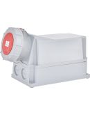 Настенный силовой разъем ETI 004482049 EZH-12553 IP67 (125A 400V 3p+РЕ+N)