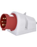 Настенная силовая вилка ETI 004482074 EPH-12543 IP67 (125A 400V 3P+PE)