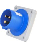 Встраиваемая силовая вилка ETI 004482108 ERR-1632 IP44 (16A 230V 2P+PE)