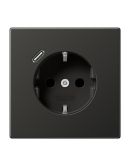 Розетка с накладкой Jung LS AL1520-18CAN с USB антрацит