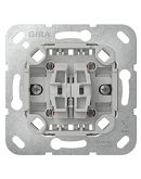 Механизм двухклавишного кнопочного переключателя Gira 10А (315500)
