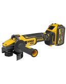 Кутова акумуляторна безщіткова шліфмашина DeWALT DCG409T1 Flexvolt Advantage XR Li-lon 18В Ø125мм 9000об/хв
