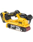 Ленточная бесщеточная шлифмашина DeWALT DCW220P2 XR Li-lon 18В размер ленты 75х533мм