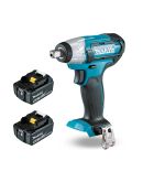 Аккумуляторный ударный гайковерт Makita TW141DWME CXT 140Нм 1/2" с 2 аккумуляторами DC10WC