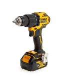 Ударная дрель-шуруповерт бесщеточная DeWALT DCD709M2T XR Li-Ion 18В 4Ач 65Нм 450-1650 об/мин патрон 13мм