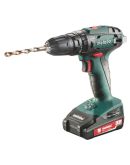 Акумуляторний ударний дриль-шуруповерт Metabo SB 18 18В 2x2,0Аг 0-450/0-1600 об/хв (602245560)