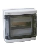 Влагозащищенный модульный щит TOSUNlux 8м накладной IP65 пластиковый UV ABS