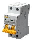 Автоматический выключатель UEC SB-M8 2P 63A C 4,5кA (MCB45-2-063-C)