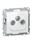 Розетка TV-R-SAT звезда Legrand SUNO (белый) 721167