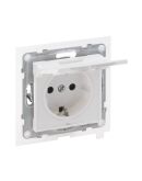 Розетка IP44 2К+З 16А/250В з кришкою Legrand SUNO (білий) 721123